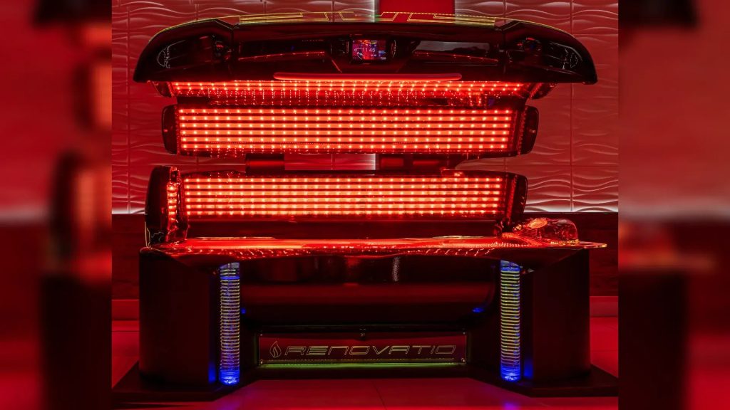 Tron Red Light Bed commercial horizontal LED photobiomodulation therapy bed Australia